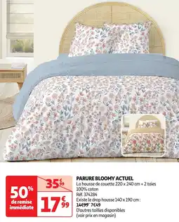 Auchan Parure bloomy actuel offre