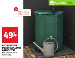 Auchan Récupérateur d'eau souple 500L gardenstar offre