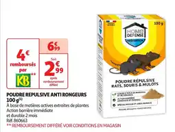 Auchan Poudre repulsive anti rongeurs offre