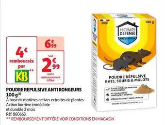 Auchan Poudre repulsive anti rongeurs offre