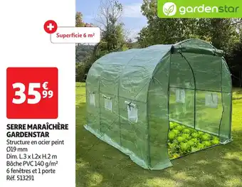 Auchan Serre maraîchère gardenstar offre