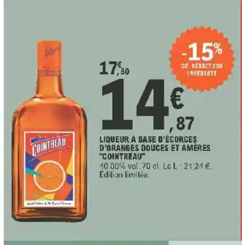E.Leclerc Liqueur à Base d'écorces offre