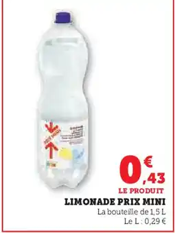 Hyper U PRIX MINI Limonade offre