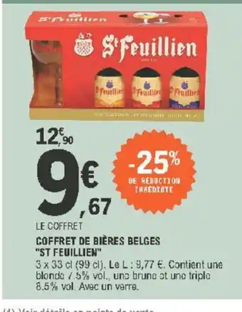 Coffret de Bières Belges