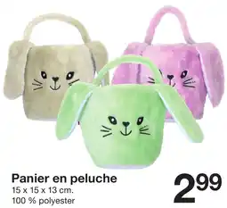 Zeeman Panier en peluche offre