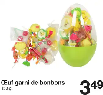 Zeeman Œuf garni de bonbons offre