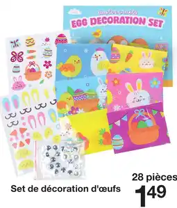 Zeeman Set de décoration d'œufs offre