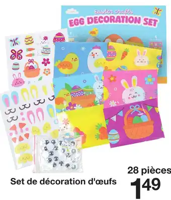 Zeeman Set de décoration d'œufs offre