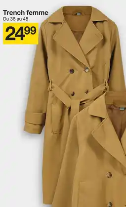 Zeeman Trench femme offre