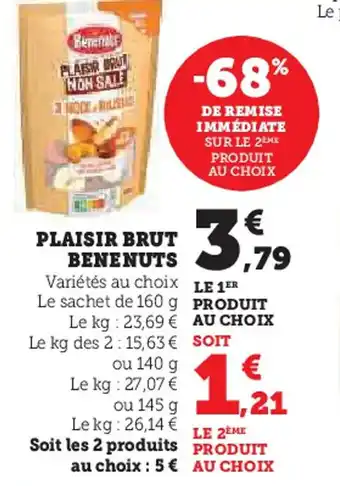 Hyper U BENENUTS Plaisir brut offre