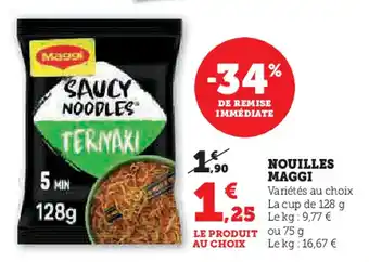 Hyper U MAGGI Nouilles offre