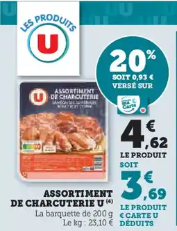 Hyper U U Assortiment de charcuterie offre