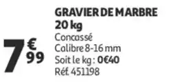 Auchan Gravier de marbre offre