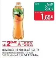 Match Fuzetea - boisson au the noir glace offre