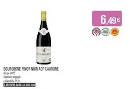 Match L'aurore - bourgogne pinot noir aop l'aurore offre