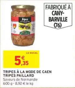 Intermarché Express Paillard - tripes à la mode de caen offre