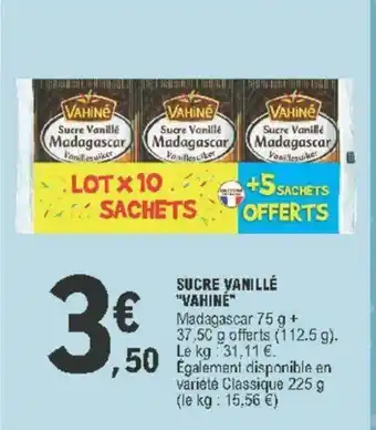 E.Leclerc Sucre Vanillé offre