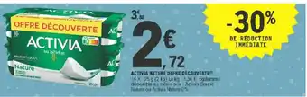 E.Leclerc Activia Nature Offre Découverte offre