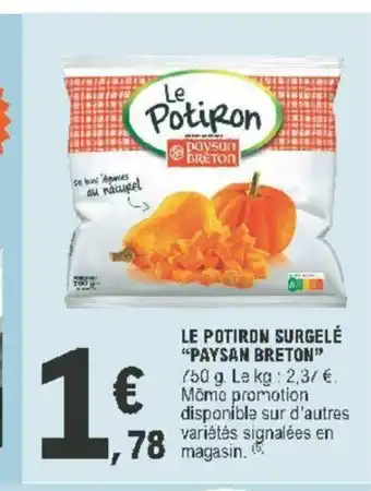 E.Leclerc Le Potiron Surgelé offre