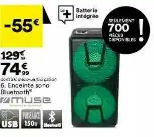 BUT Enceinte Sono Bluetooth Muse offre