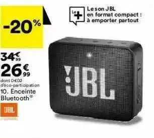 BUT Enceinte Bluetooth Jbl offre