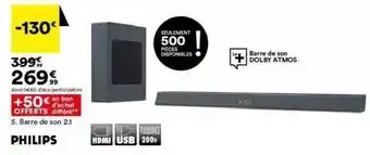 BUT Barre De Son 2.1 Philips offre