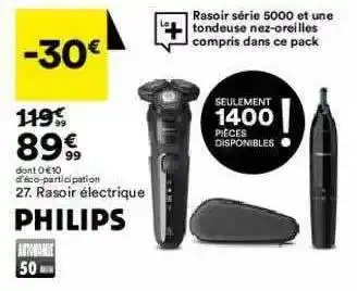 BUT Rasoir électrique Philips offre