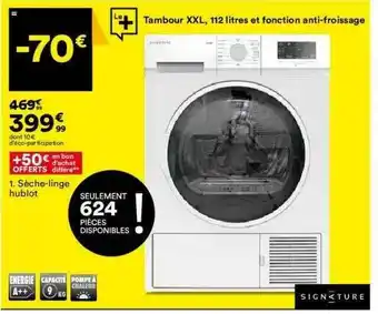 Sèche-linge Hublot Signaure