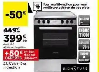 BUT Cuisinière Induction Signature offre
