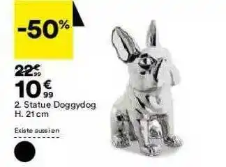BUT Statue Doggydog H. 21 Cm offre