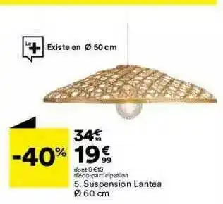 BUT Suspension Lantea ø 60 Cm offre