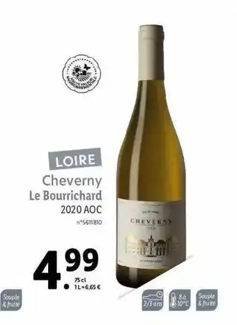 Lidl Cheverny Le Bourrichard 2020 Aoc offre