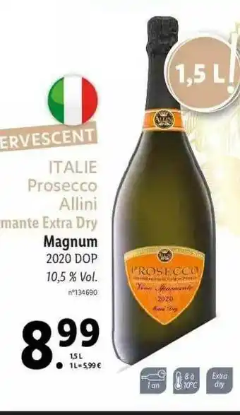 Italie Prosecco Allini Extra Dry 2020