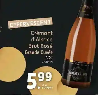 Lidl Crémant D'alsace Brut Rosé Grand Cuvée Aop offre