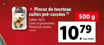 Lidl Pinces De Tourteau Cuites Pré-cassées offre