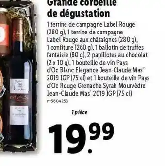 Lidl Grande Corbeille De Dégustation offre