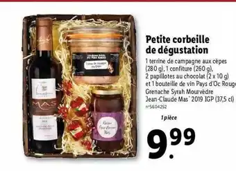 Lidl Petite Corbeille De Dégustation offre