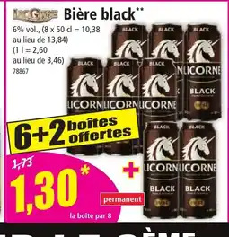 Norma Biere black offre