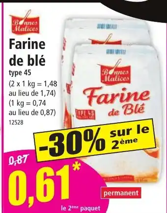 Norma Farine de blé offre