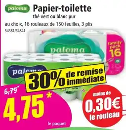 Norma PALOMA Papier-toilette offre