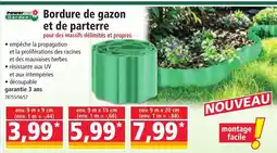 Norma Bordure de gazon et de parterre offre