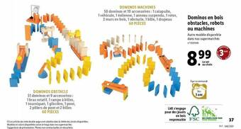 Dominos En Bois Obstacles, Robots Ou Machines