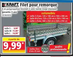 Norma KRAFT Filet pour remorque offre