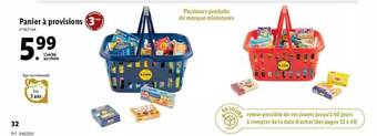 Lidl Panier à Provisions offre