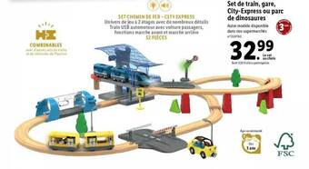 Lidl Set De Train, Gare, City-express Ou Parc De Dinosaures offre