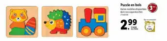 Lidl Puzzle En Bois offre