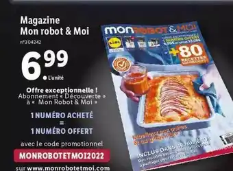 Lidl Magazine Mon Robot & Moi offre