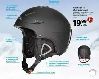 Casque De Ski Et De Snowboard