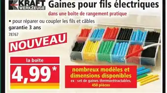 Norma KRAFT Gaines pour fils électriques offre