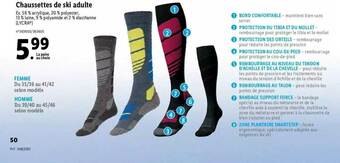Lidl Chaussettes De Ski Adulte offre